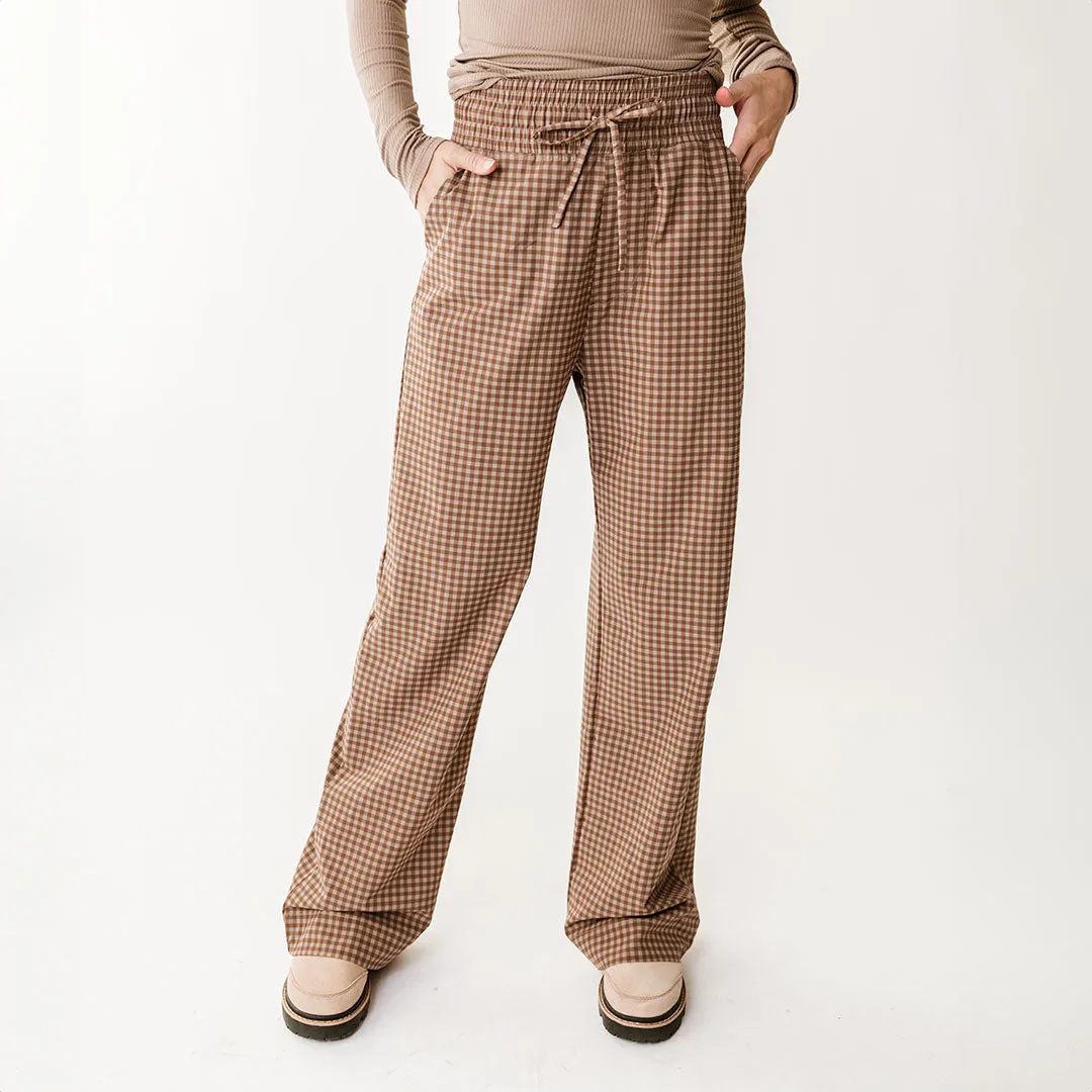 Audrey Trouser, Cinnamon Check