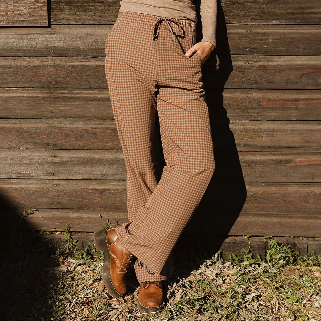 Audrey Trouser, Cinnamon Check