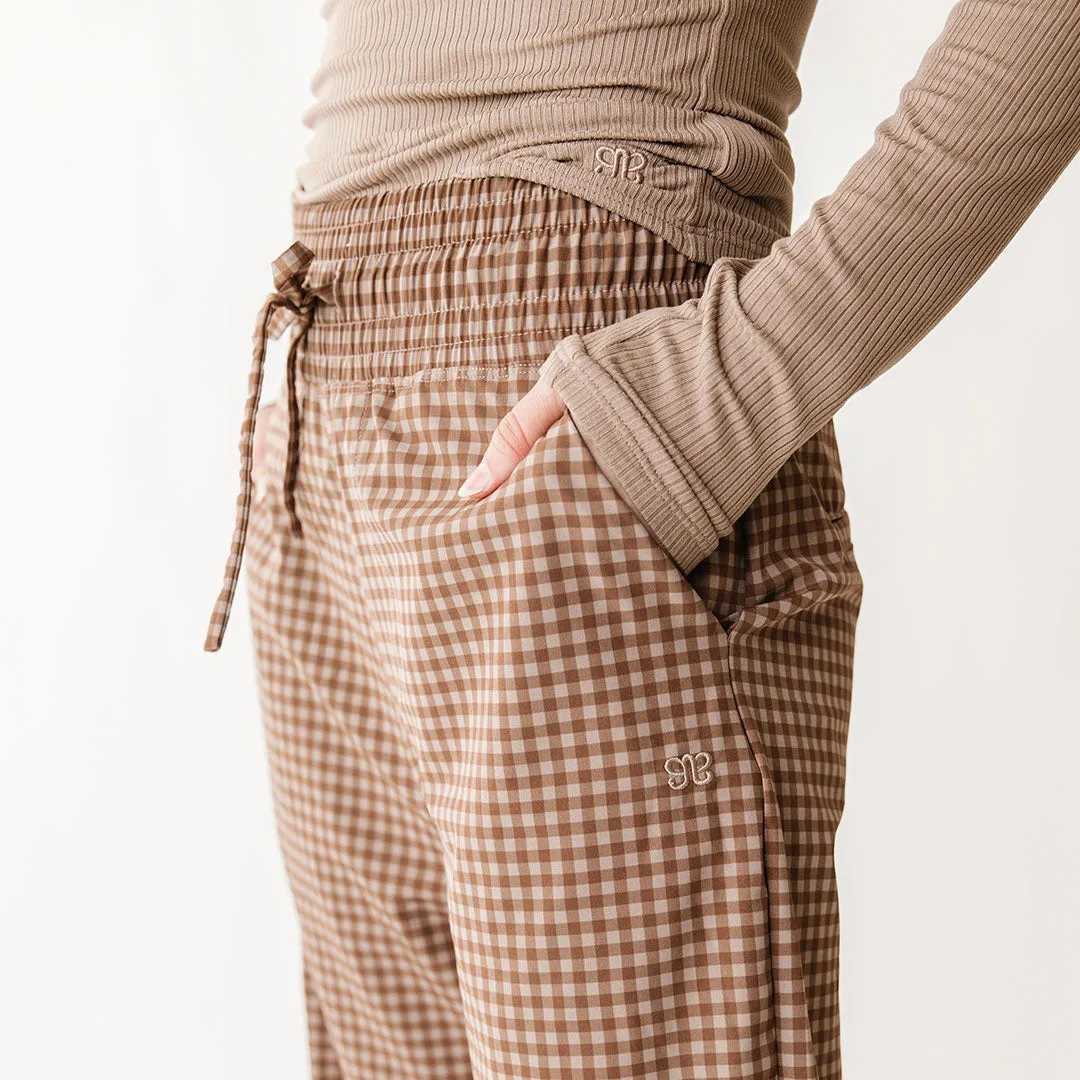 Audrey Trouser, Cinnamon Check