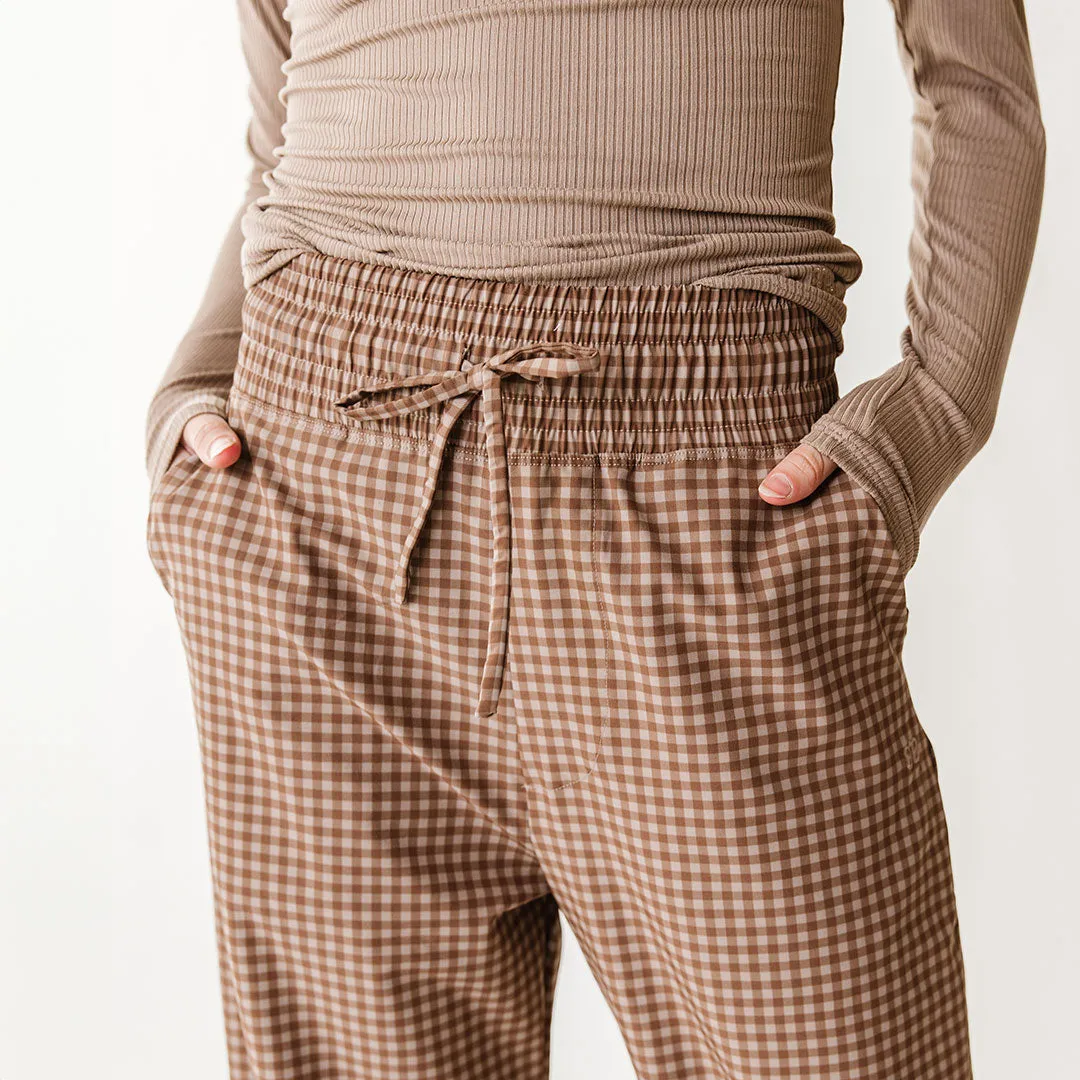 Audrey Trouser, Cinnamon Check