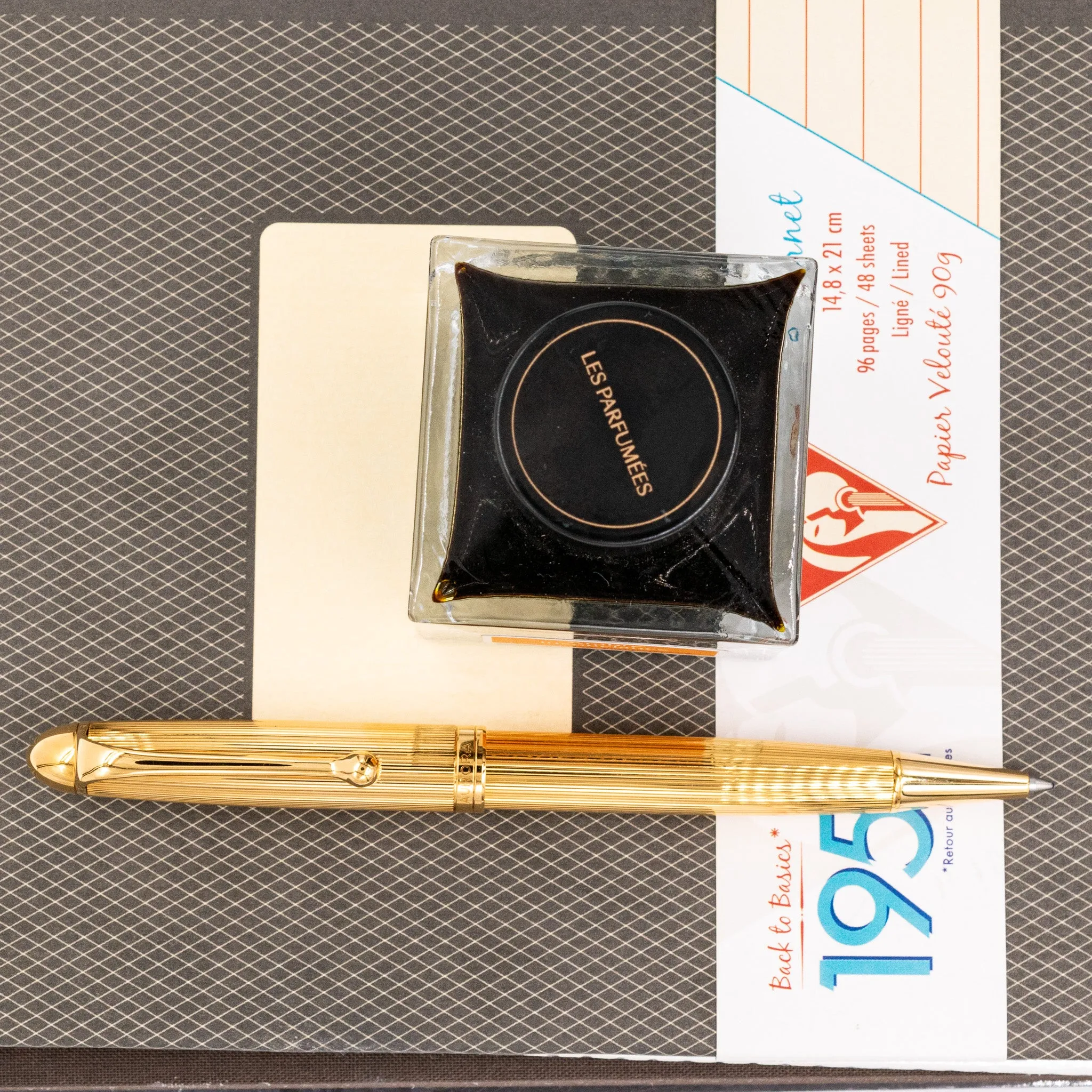 Aurora 88 Gold Pinstripe Ballpoint Pen - Preowned