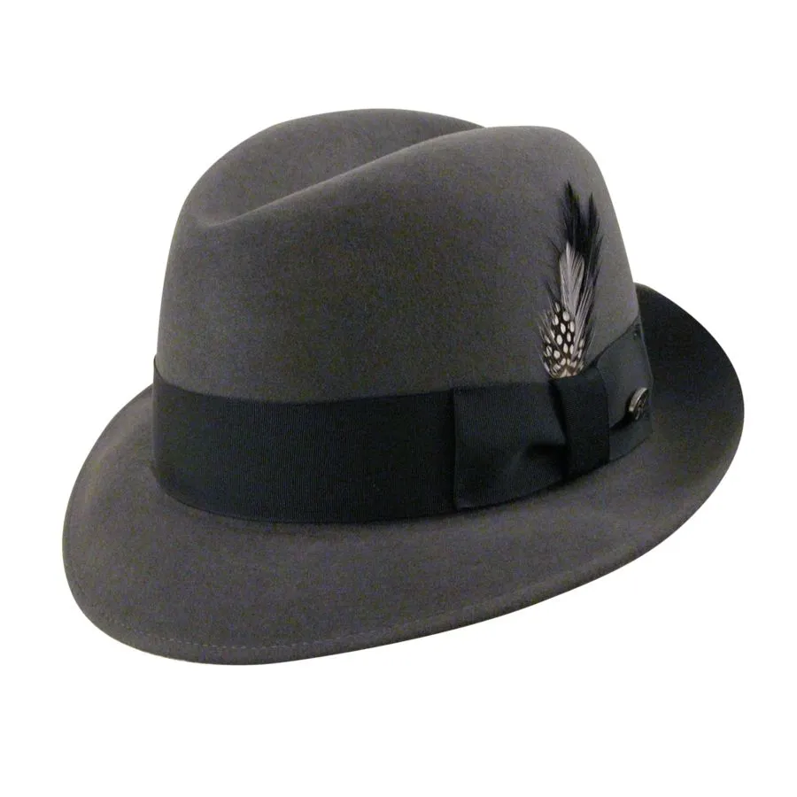 Bailey of Hollywood New Yorker Blues Brothers Wool Felt Fedora -  -