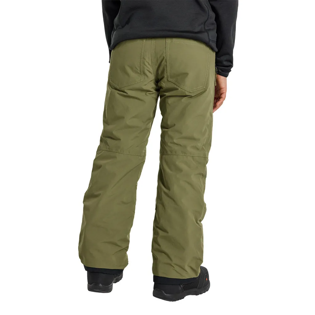 Burton 2024 Boys Barnstorm Pant - Martini Olive