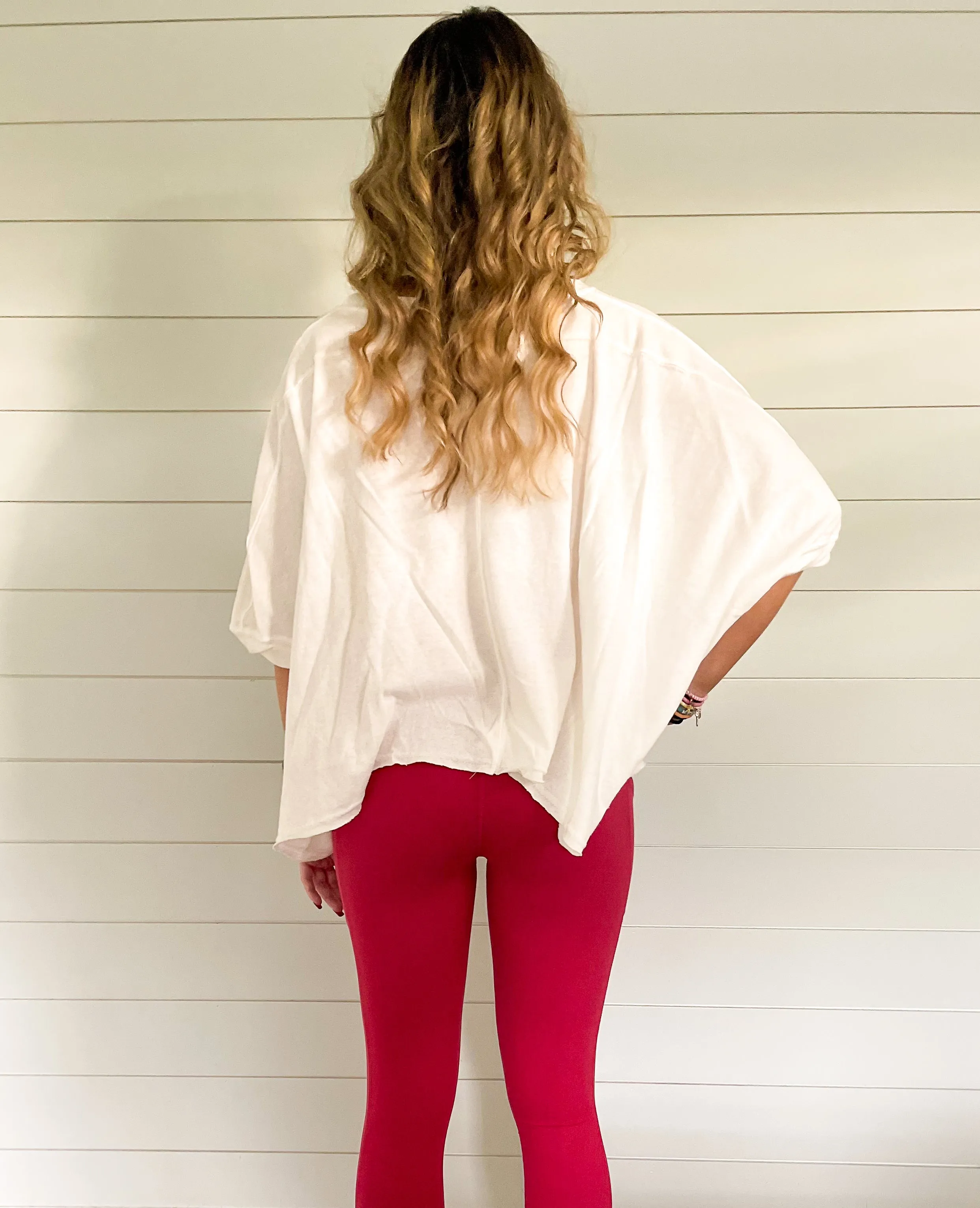 Buttery Soft Leggings with Pockets in Coral