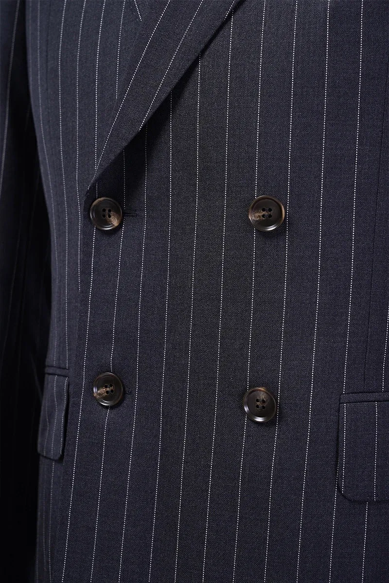 Catania Charcoal Pinstripe Suit