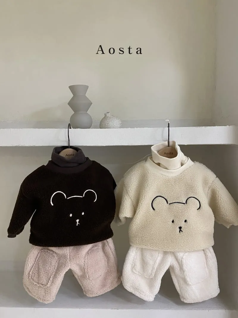 Chocolate Teddy Sweater (Cream)