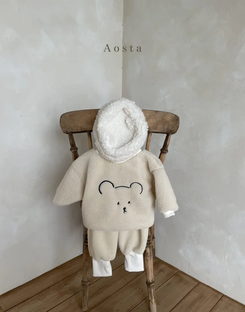 Chocolate Teddy Sweater (Cream)