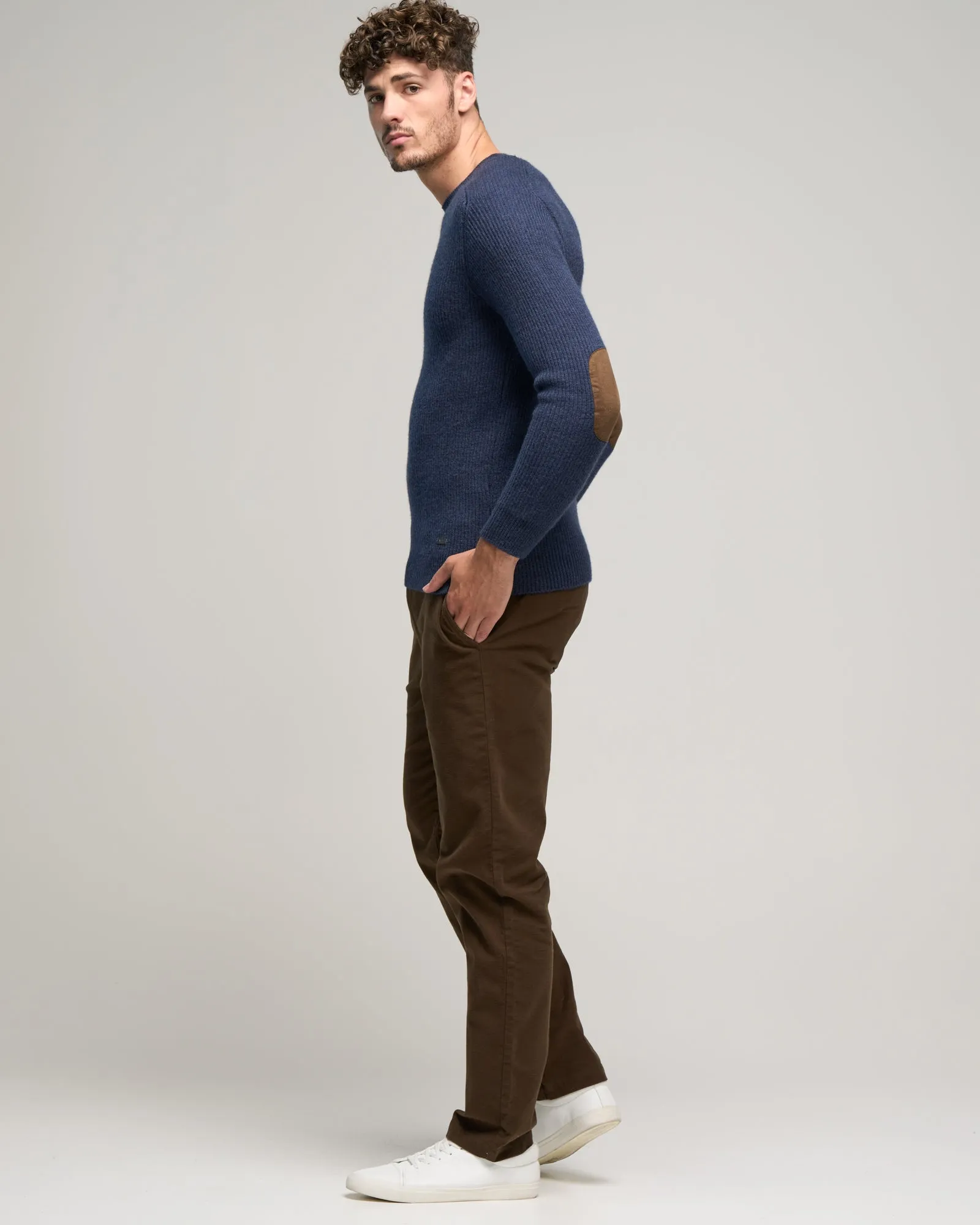 COTTON STRETCH MOLESKIN PANT