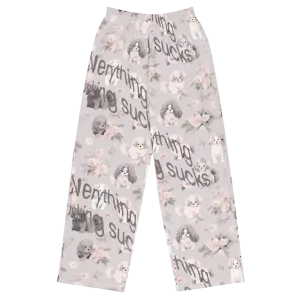 EVERYTHING SUCKS® Unisex Wide-Leg Pants