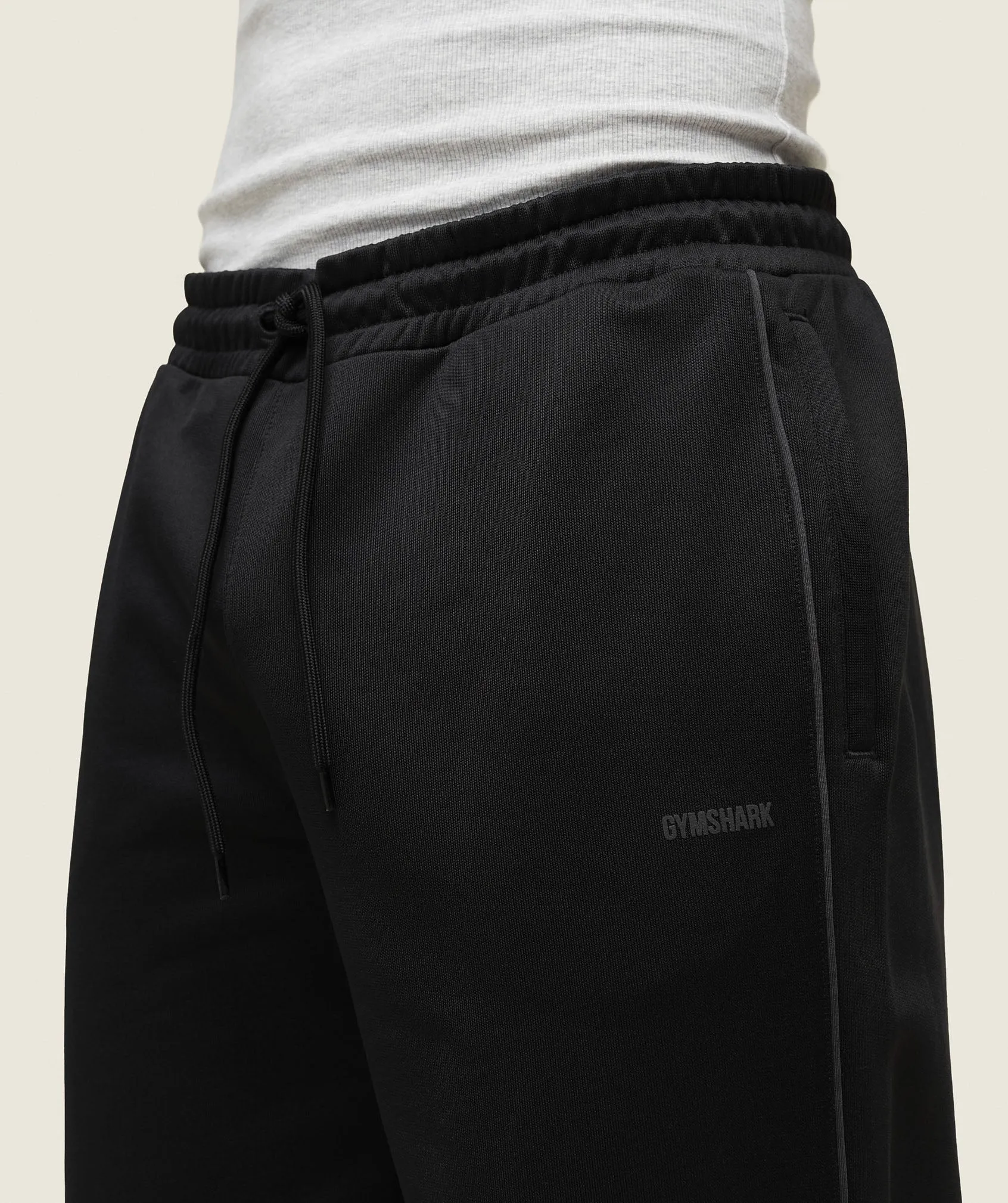 Gymshark everywear Track Pants - Black/White