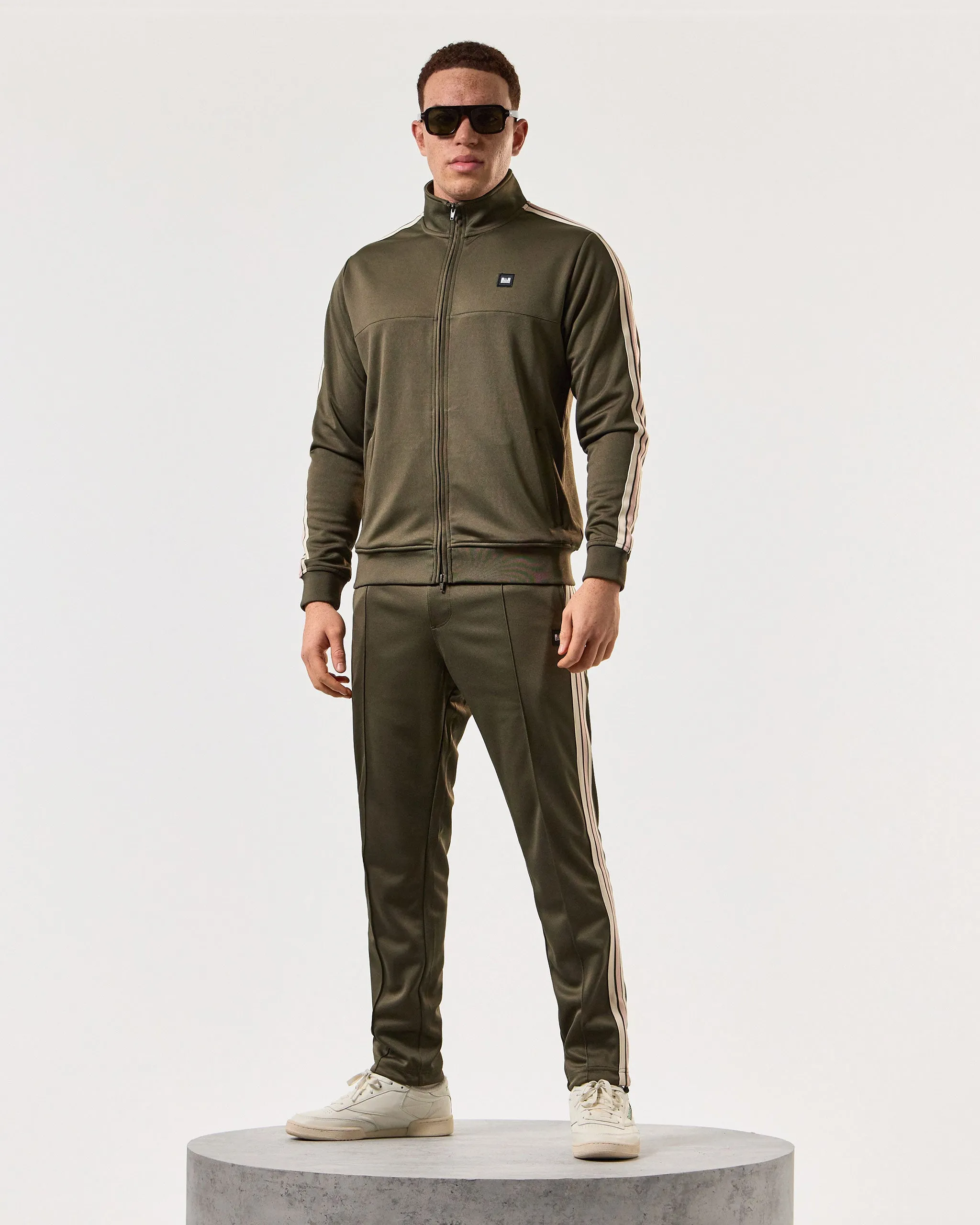 Hamoa Tricot Track Pants Castle Green