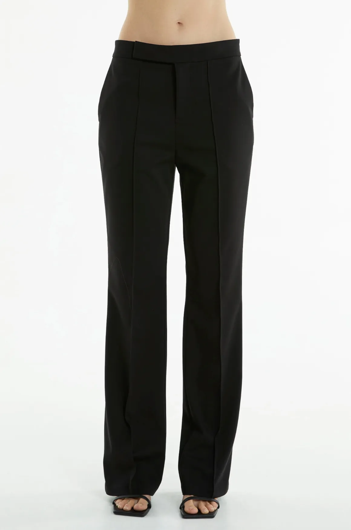 INTERCHANGE TAILORED TROUSERS - BLACK