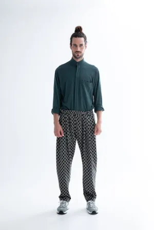 Jacopo Pants Rhombus Petrol