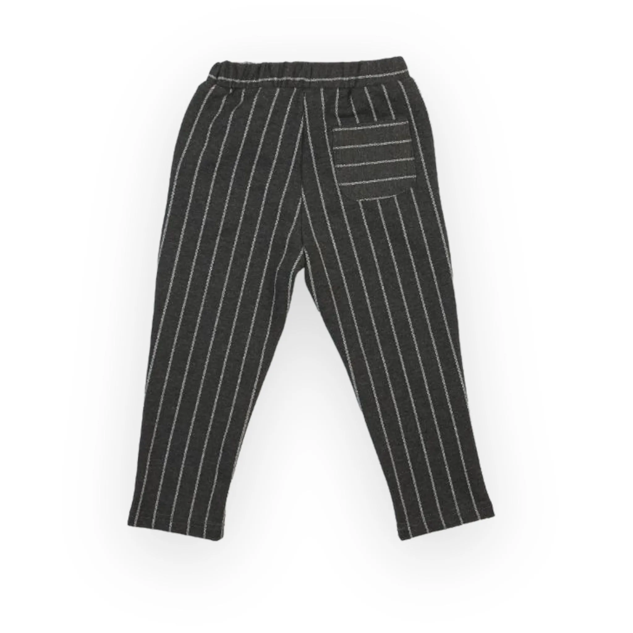 Jersey Pinstripe Elastic Waist Pant