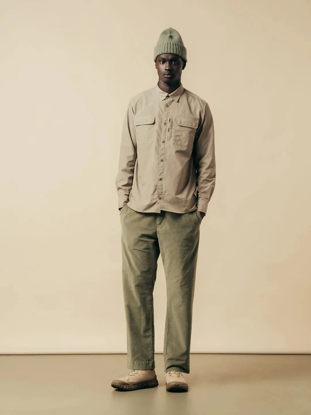 KESTIN Aberlour Pant In Light Military Cotton Moleskin