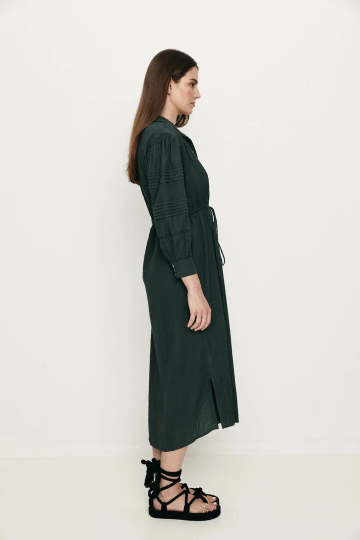 Latitude Drawcord Dress in Rainforest