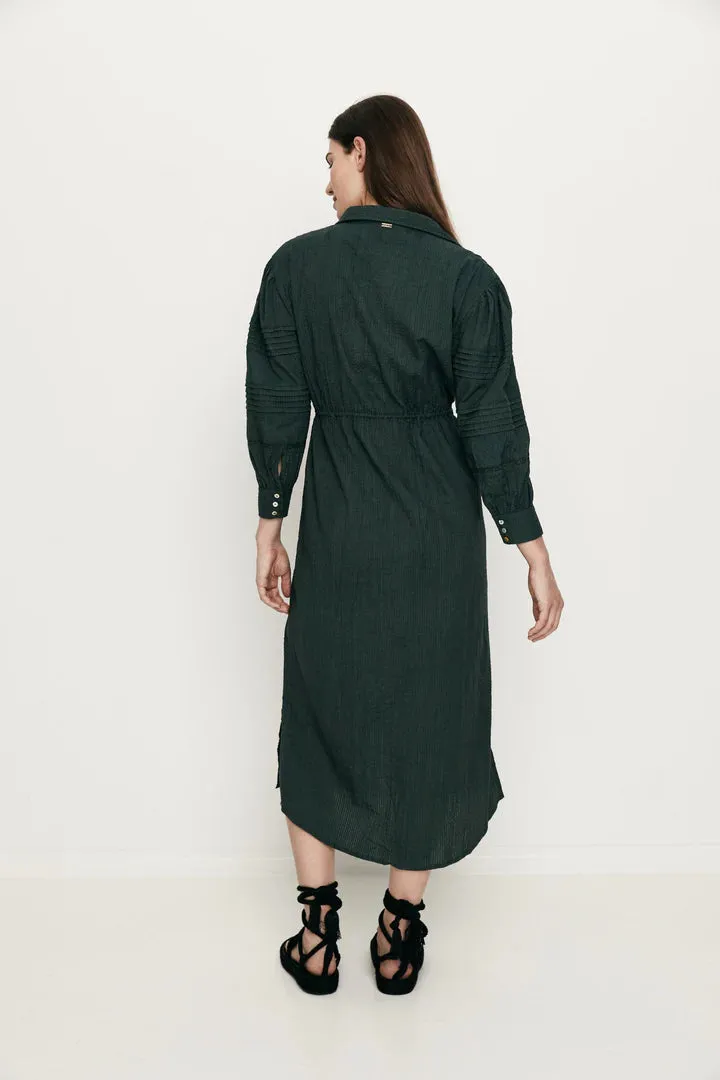 Latitude Drawcord Dress in Rainforest