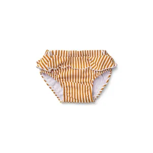 Liewood Elise Baby Girl Swim Pants Seersucker Mustard/White