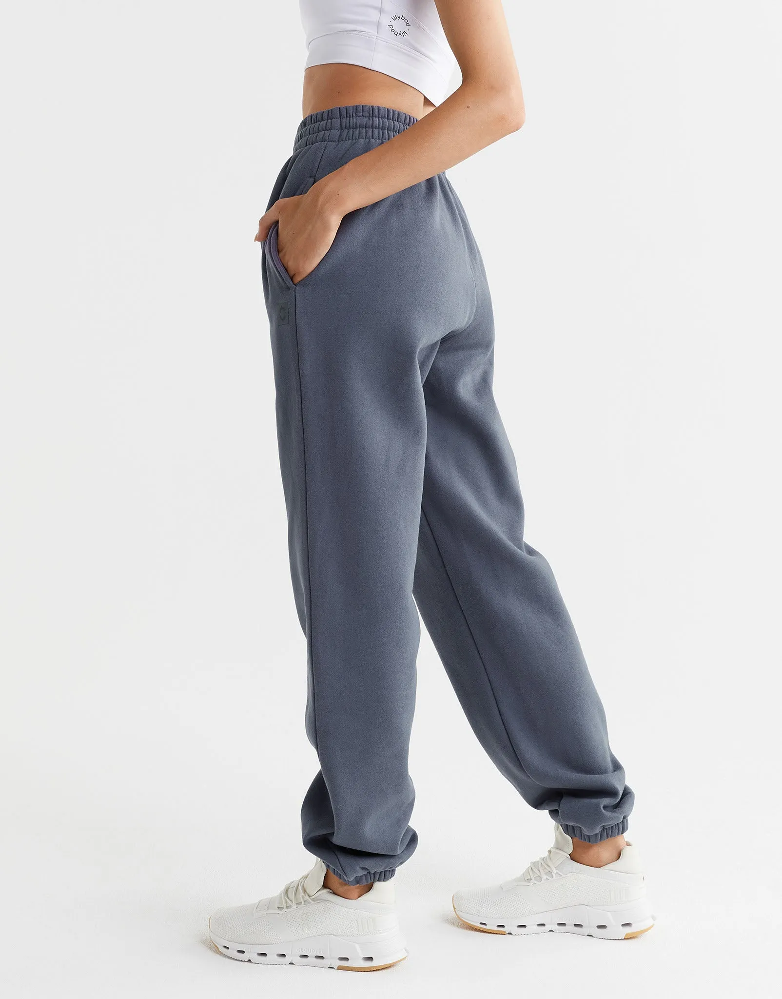 Lucy Track Pants in Indigo