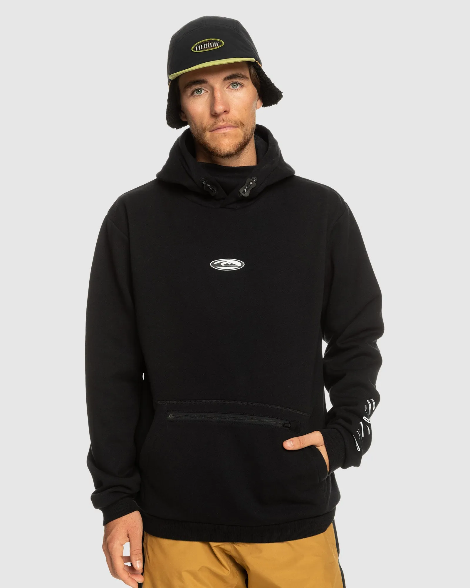 Mens Big Logo Technical Riding Hoodie