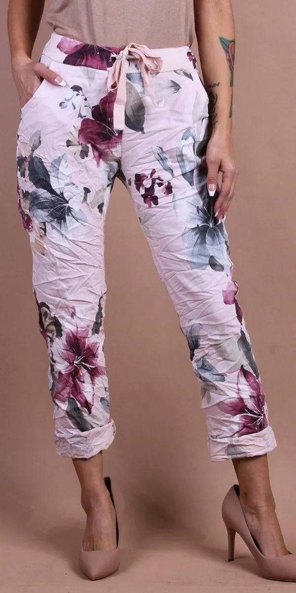 Orchidea Tie-Waist Pants