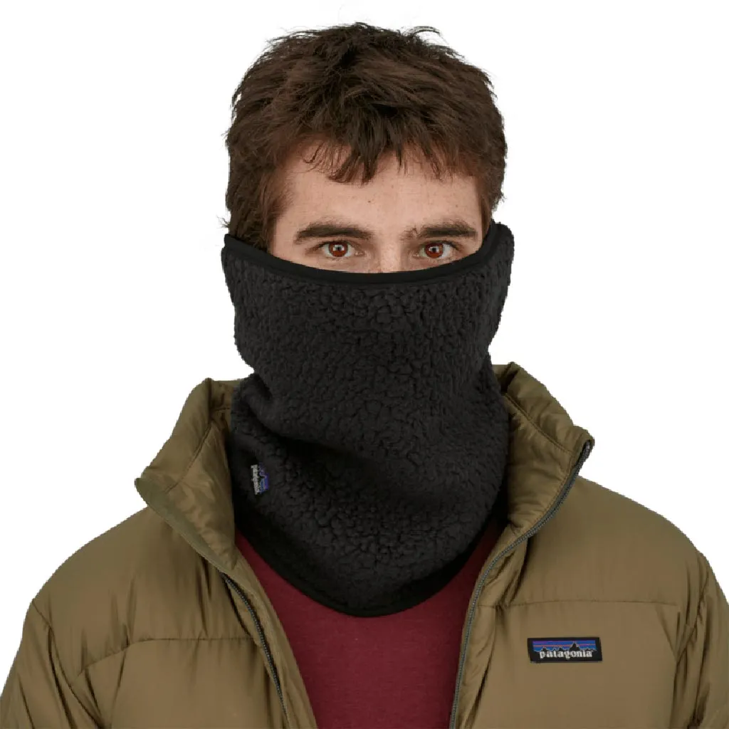 Patagonia Retro Pile Gaiter Neckwarmer - Black