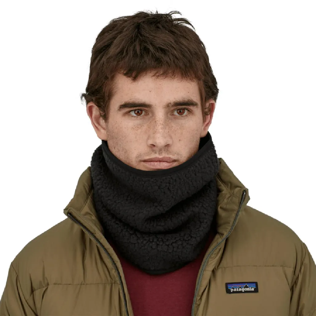 Patagonia Retro Pile Gaiter Neckwarmer - Black