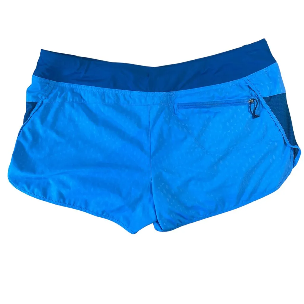 Patagonia W Running Shorts S Lt.Blu/dkteal