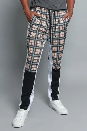 Plaid Track Pants