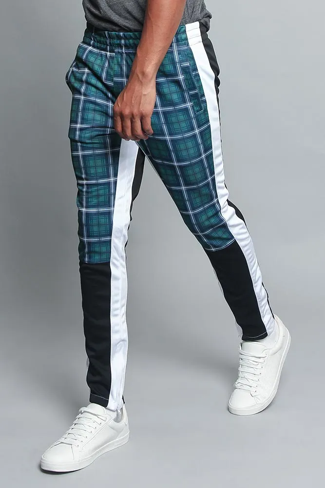 Plaid Track Pants