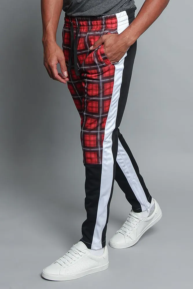 Plaid Track Pants