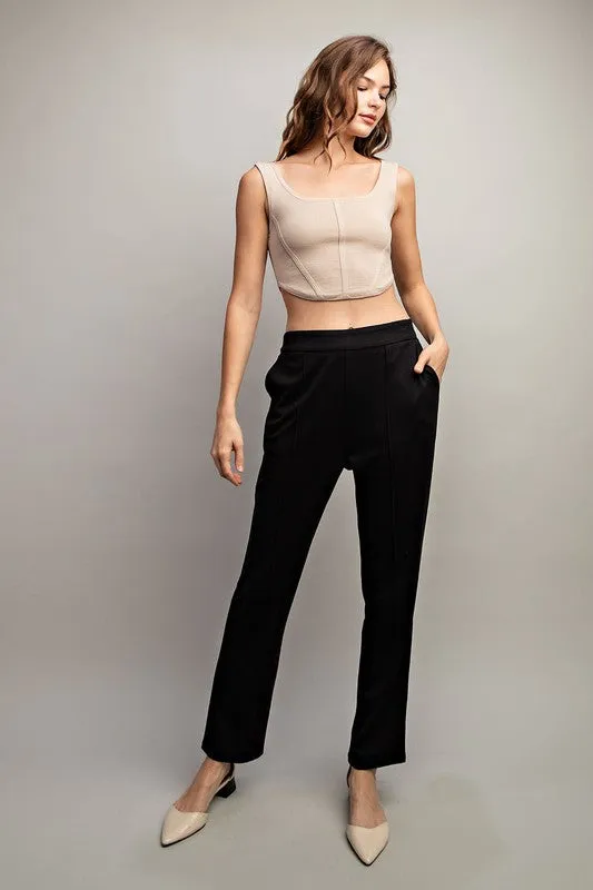 Relaxed Dress Pants - Black