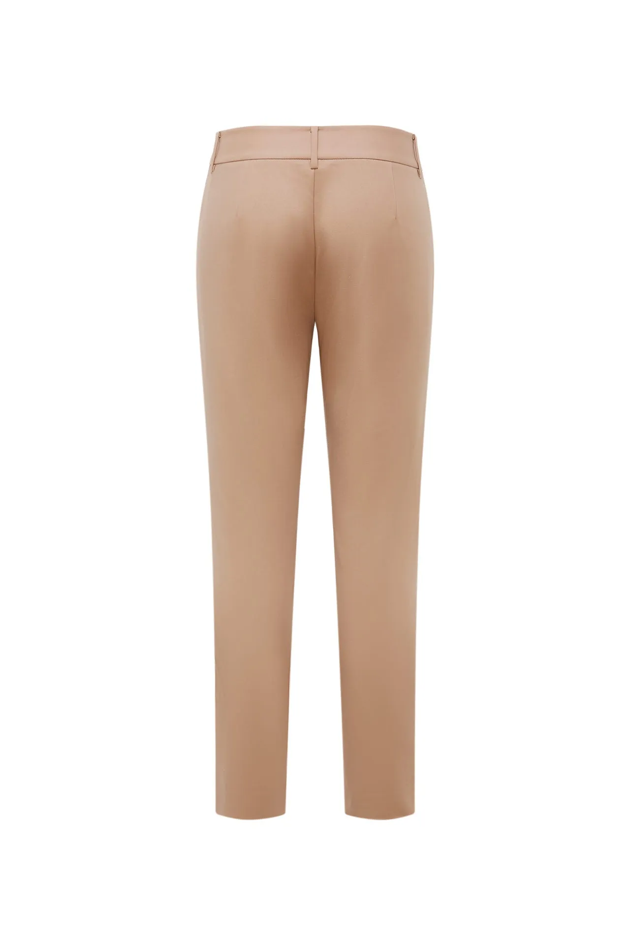 Stretchable Double Weave Ankle Skinny Pants