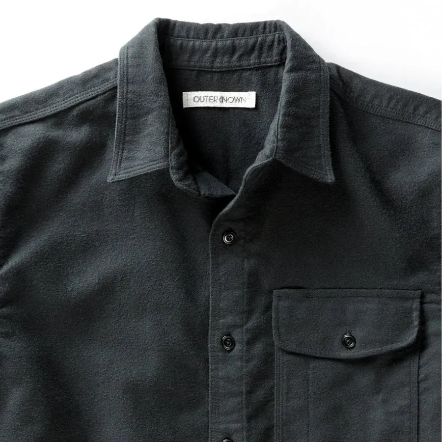 Terra Nova Moleskin Shirt - Pitch Black