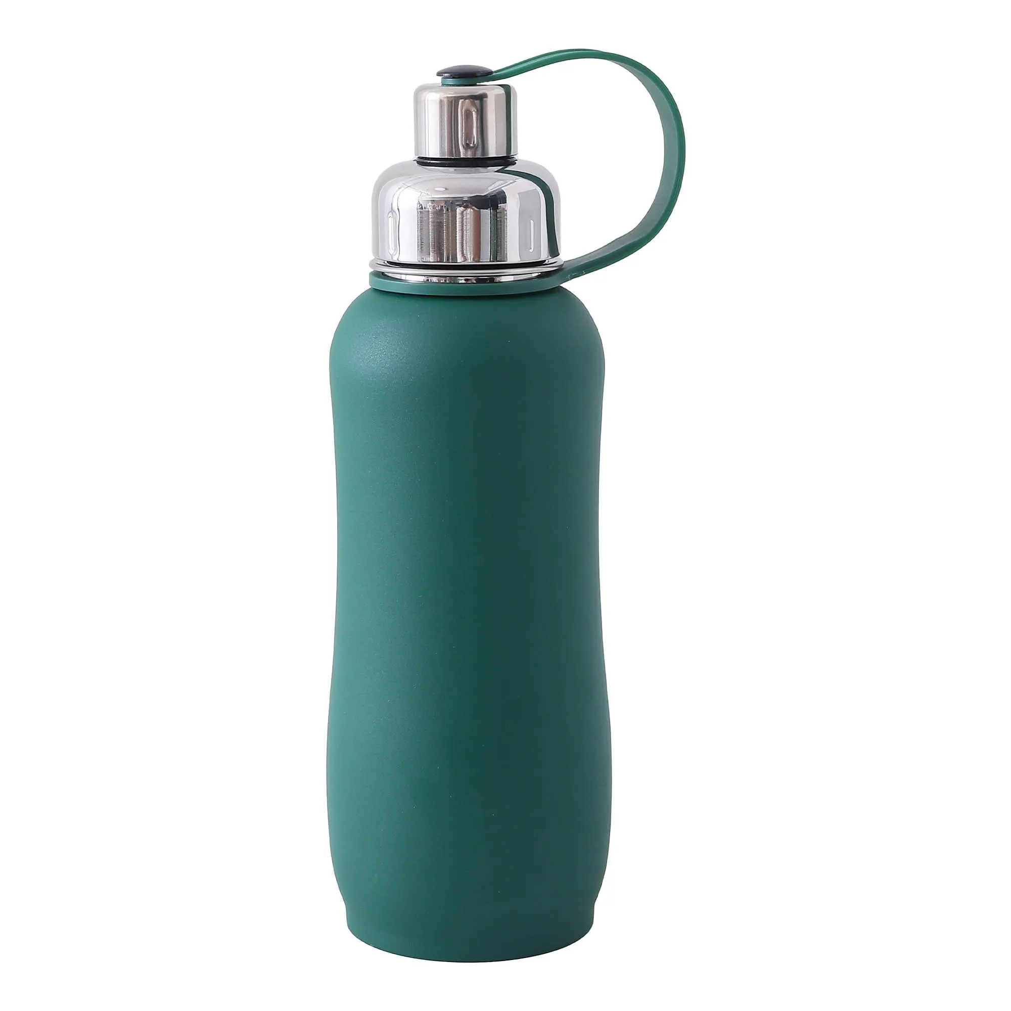 The Better Home Insulated Thermosteel Bottle 750ml | Small Flask Water Bottle for Kids School | Hot and Cold Water Bottle | Gym Bottles for Men/Women | Multi-Opening Cap | Gifting Items (Dark Green)