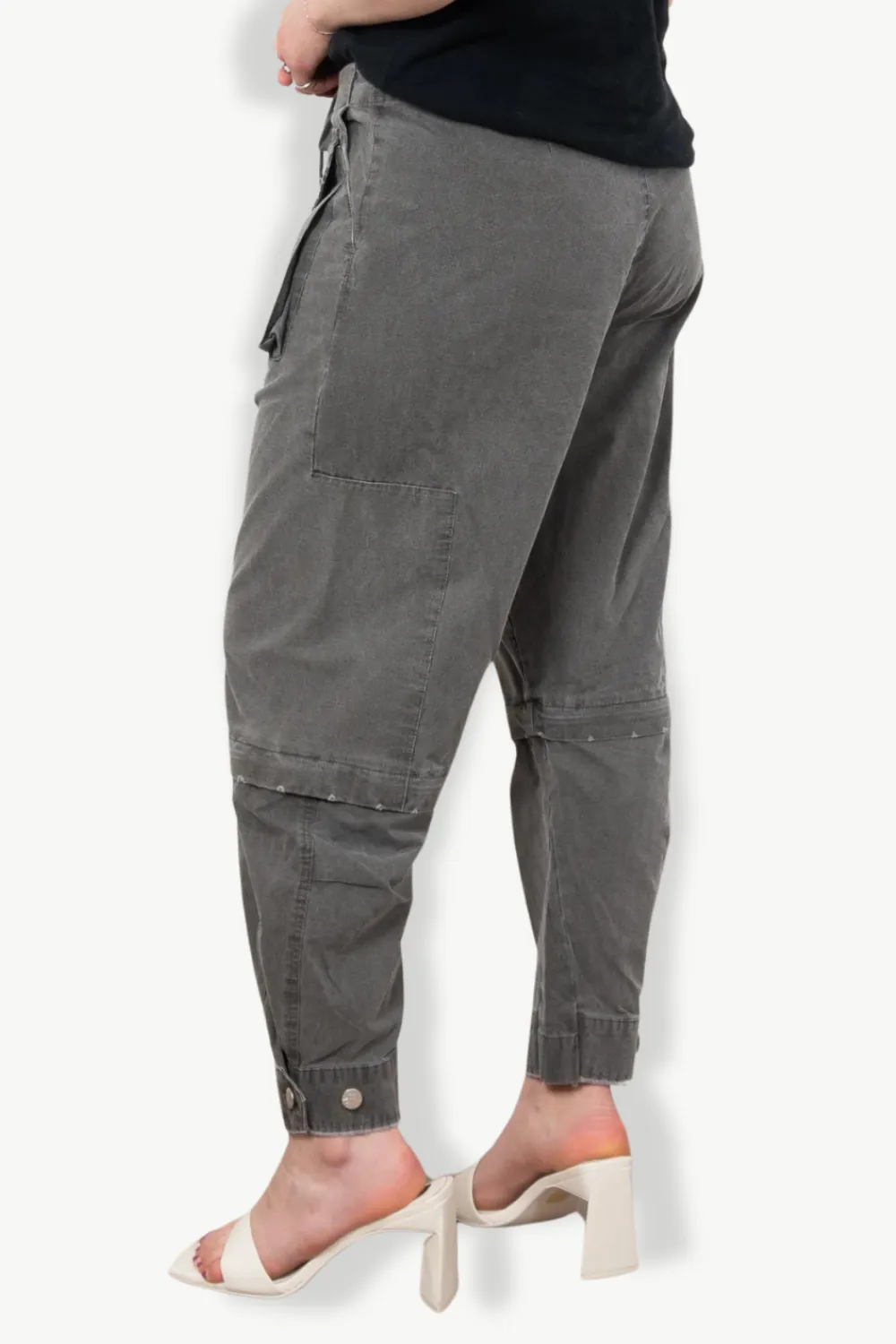 Trucker Jean in Grey