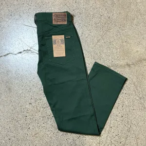 VOLCOM SOLVER SLUB PANT - DARK GREEN