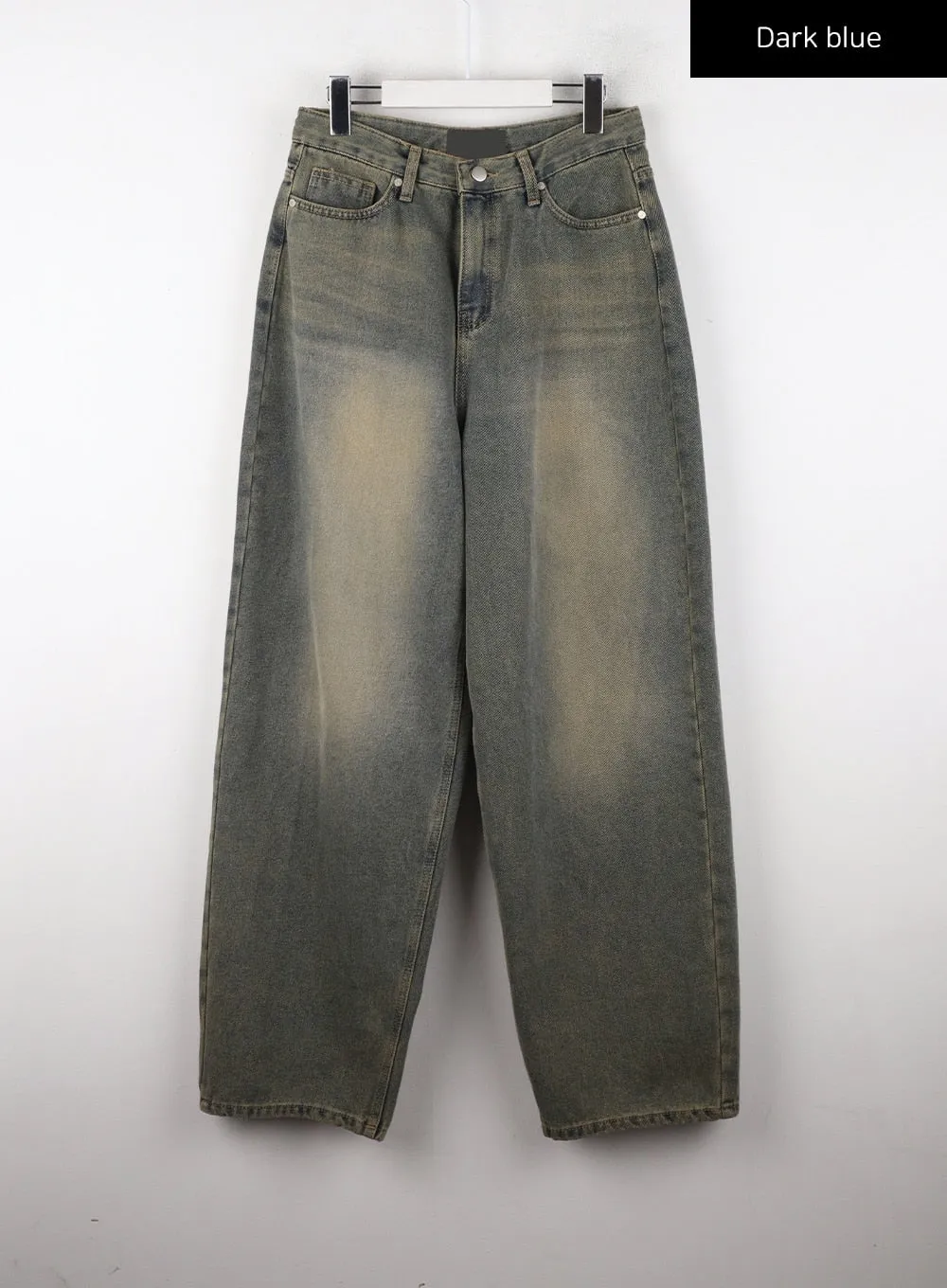 Washed Wide Leg Jeans CD319