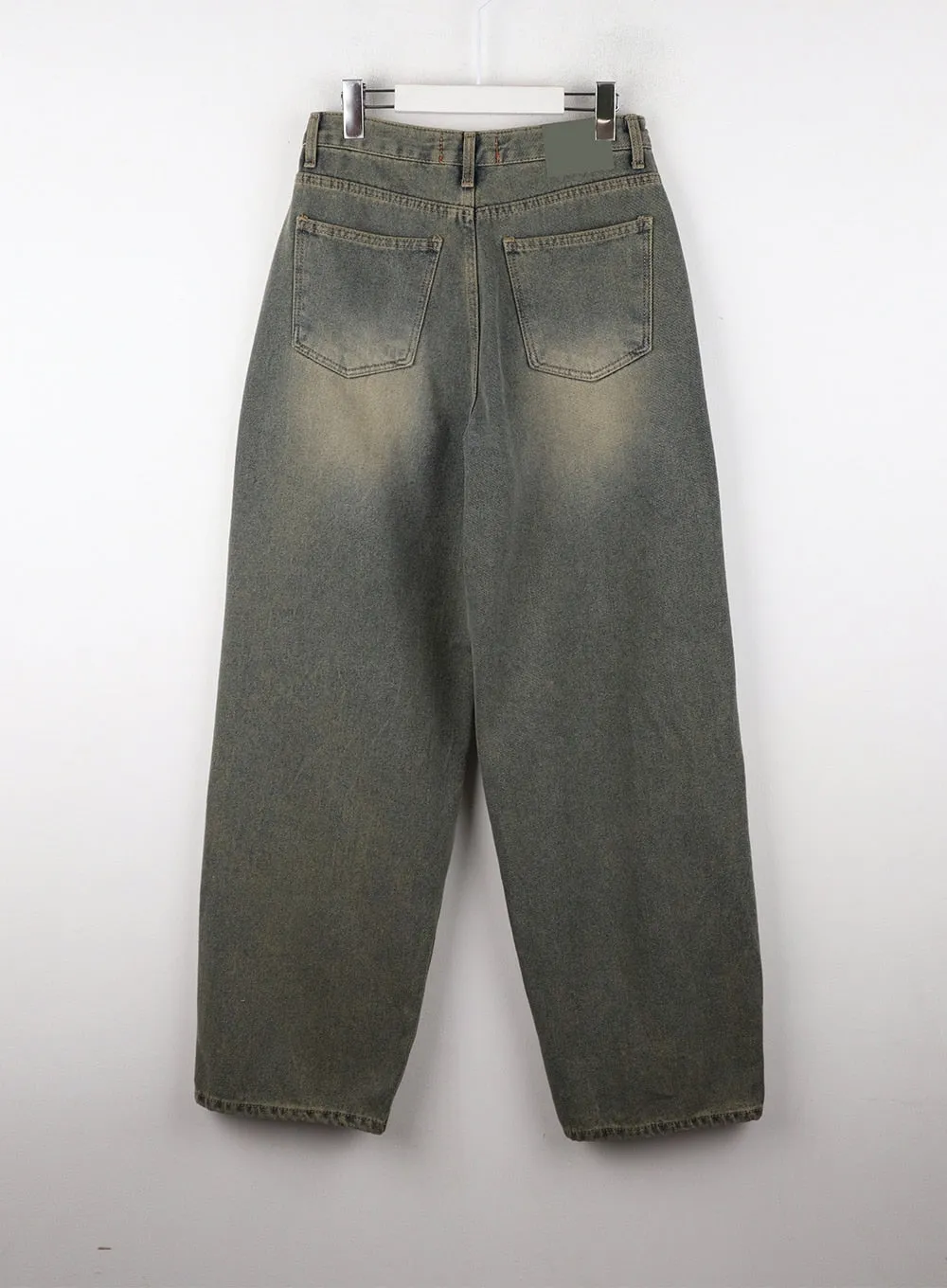 Washed Wide Leg Jeans CD319