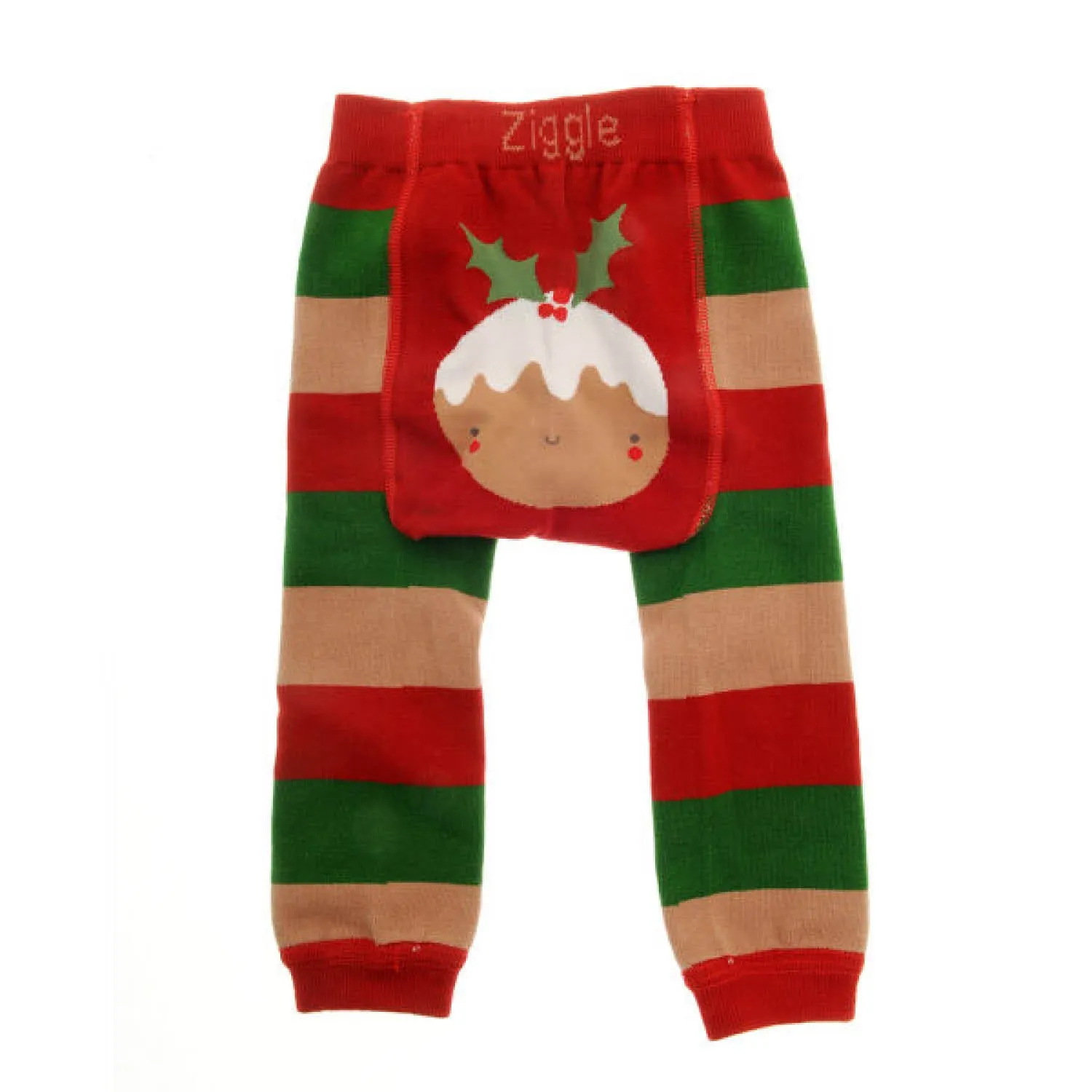 Ziggle Baby 0-6 Months Christmas Pudding Leggings & Socks Set